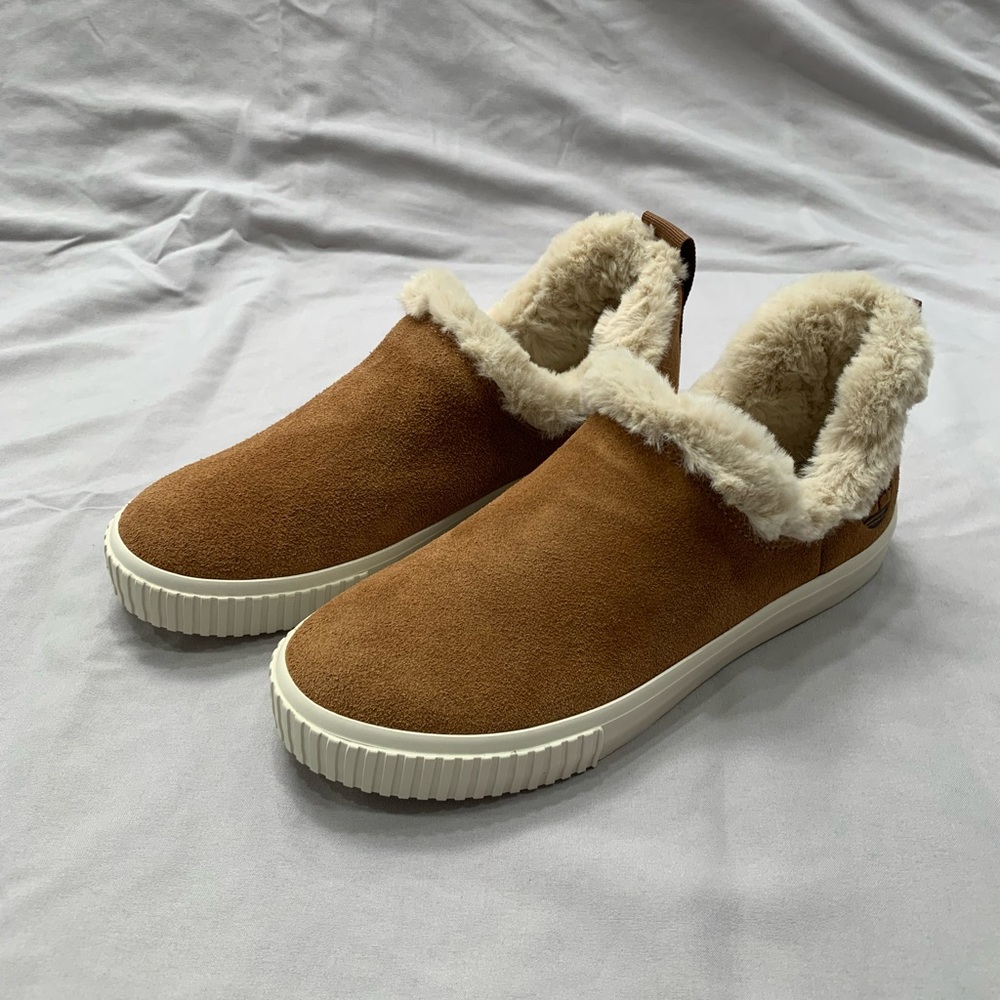 Timberland Faux Fur Skyla Bay warm lined slip on ankle boot Ladies size 7